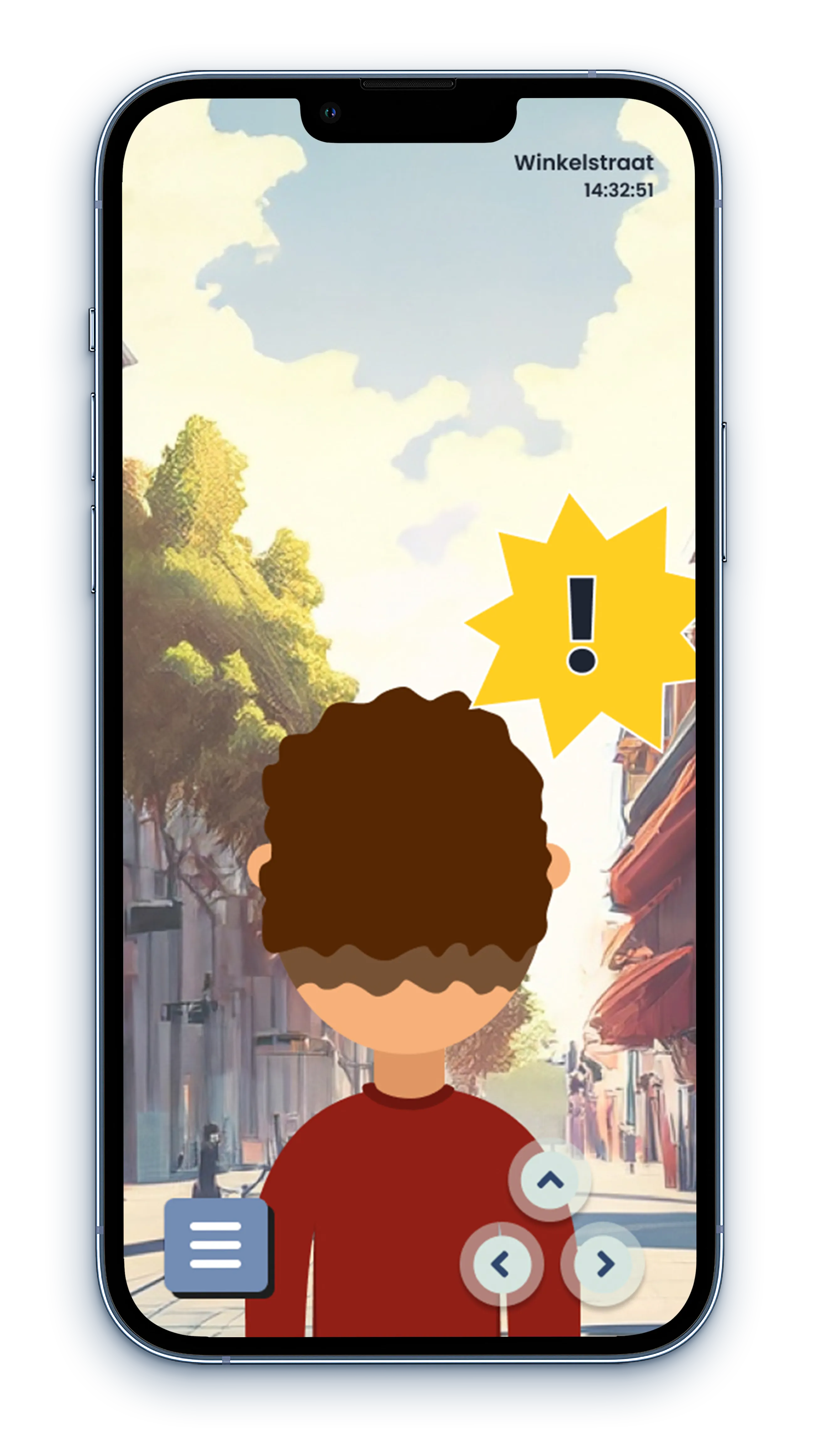 Screen from a storyline in SimLife
