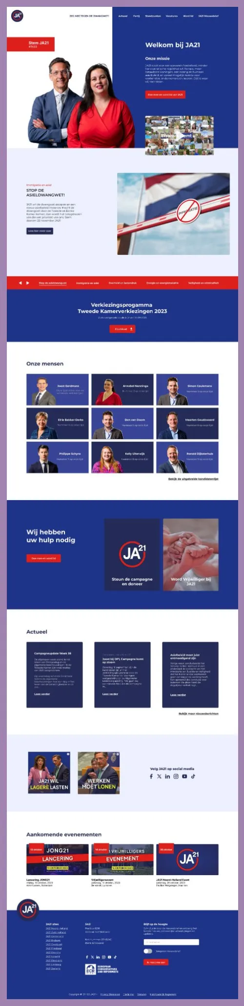 The full homepage from top to bottom
